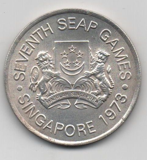 SINGAPUR DEL AÑO 1973 DE 5 DOLARES